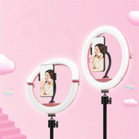 10 Inch LED Folding Selfie Ring Light Dimmable Lamp Mobile Phone YouTube Tiktok Live Beauty Photography Fill Light Lamp