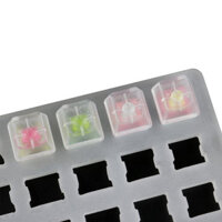 10 Keys Transparent Blank Keycap Set OEM Profile ABS Frosting R1 R2 R3 R4 No Print Clear Translucent Keycaps for Mechani