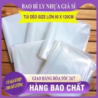10 KG Túi nilon - túi pe trong khổ lớn 80 x 120cm