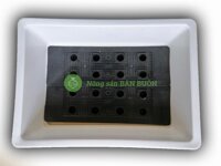 10 KHAY NHỰA TRỒNG RAU KÍCH THƯỚC 47X33X16CM - MÀU TRẮNG