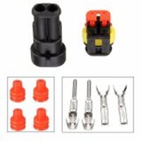 10 Kits Waterproof Electrical Car Truck Wire Connector Plug 2 Pin Way Terminals - intl