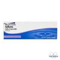 [10 lenses] Kính Áp tròng 1 ngày không màu Bausch & Lomb softlens daily Disposable