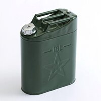 10 Lít Bình Nhiên Liệu Di Động Bình Nhiên Liệu Niêm Phong Tốt Đa Năng Chắc Chắn Cho Suvs, Utvs, ATV Green 37x28x13cm Thùng Bảo Quản Dầu