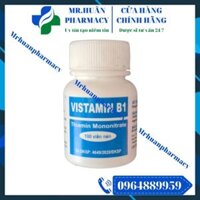10 lọ Vistamin B1 Đại Uy (Lọ 100 viên) – Bổ sung vitamin B1 cho cơ thể