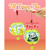 10 Lồng Đèn Trung Thu Nhựa 5 Mảnh 5D Có Nhạc - Lồng Đèn Trung Thu Có Nhạc