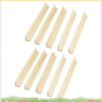 10 Mảnh Gỗ Domino Giá Gạch Domino Gỗ Domino Giá Để Đồ Khay Cho Tàu Mexico Kệ Gỗ, Dài 19 cm regharry