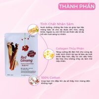 10 Mặt nạ giấy Hàn Quốc dưỡng da Hồng Sâm trẻ hóa da cấp ẩm HOLIKEY RED GINSENG ESSENCE SHEET MASK