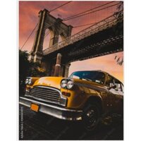 10 Mẫu Tranh Đơn Canvas/ Tráng gương Xe Oto Ô tô Vintage Cổ Điển Retro Quán cafe Bi da Treo tường Showroom Studio Decor