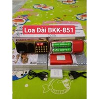 10 Máy BKK-851+2pin, khe Gắn Thẻ, Radio Đài FM