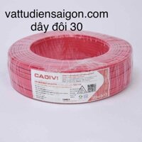 10 mét dây điện cadivi đôi 2x1.5mm