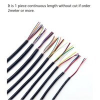 10 Mét UL2464 Dây Vỏ Cáp Tín Hiệu Đồng 30AWG 2 3 4 5 6 7 Lõi Mềm Điện Tử Âm Thanh Dây Cáp Dữ Liệu USB