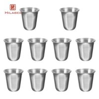 10 Miếng Cốc Lễ Đạo Cụ Đánh Bóng Thép Không Gỉ Wicca Cốc Thủ Công Nghi Lễ Cốc Cho Để Bàn Người Bạn Gia Đình