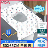 10 miếng / đệm ghế vệ sinh / đệm bồn cầu dày chống thấm nước / đệm bồn cầu được che phủ hoàn toàn / chống vi khuẩn và bụi bẩn / cần thiết cho du lịch và công tác thảm vệ sinh dùng một lần24