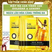 10 Miếng Mặt Nạ Lụa Vàng 24K Goldzan & Luxury