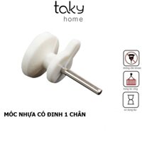 10 Móc Nhựa Đóng Tường Đinh 1 Chân Tiện Dụng, Chắc Chắn Treo Tranh, Ảnh và Đồ Dùng Nhỏ 2219Set10