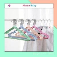 ✠﹉10 MÓC PHƠI QUẦN ÁO INOX BỌC NHỰA MÀU KHÔNG GỈ CHO BÉ