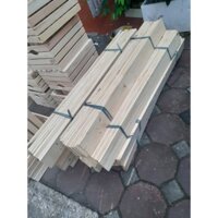 10 Nan gỗ thông pallet Dài 1m - Nan pallet bào 4 mặt - Nan gỗ decor kệ