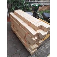 10 nan thanh gỗ pallet giá rẻ Dài 1,1m - Nẹp trang trí 10 Nan gỗ thông pallet