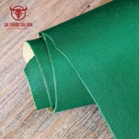 10 Pia da bò Epsom thương hiệu Da Thuộc Sài Gòn cao cấp màu xanh lá