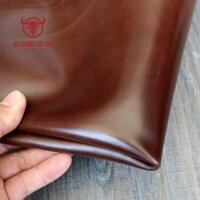 10 Pia da pullup màu nâu chocolate thương hiệu Da Thuộc Sài Gòn - Da thật