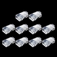 10 Pieces Cat 6  Cat6  Modular Plugs  Plugs for Stranded UTP Cable