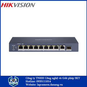 10-Port Gigabit Unmanaged Hi-PoE Switch HIKVISION DS-3E0510HP-E