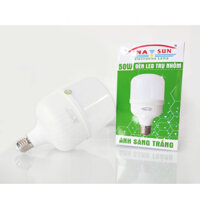 10 Quả Bóng đèn LED Vinasun 50w siêu sáng, tiết kiệm điện, ánh sáng an toàn(tặng 1)