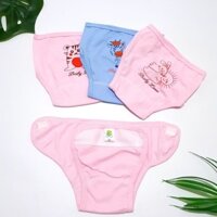 10 quần đóng bỉm sơ sinh sz 1,2,3 Quần dán bỉm cho bé dùng để phối cùng miếng lót sơ sinh - Baby Leo