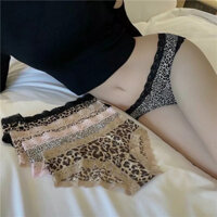 10 Quần Lót Nữ Da Beo 2339 Su Lụa Băng Viền Ren form freesize 40kg đến 55kg Marketonline68 2339