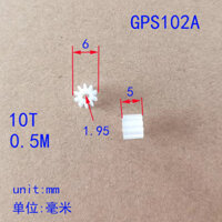 10 Răng Nhựa Mềm Bánh Răng 2 Mm Lỗ Động Cơ Bánh Răng Đồ Chơi Phụ Kiện Công Nghệ Sản Xuất Mô Hình Phần 102a