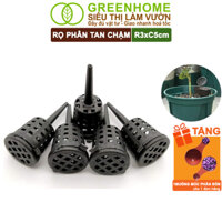 10 Rọ Đựng Phân Tan Chậm Greenhome, R3xC5cm, Dụng Cụ Làm Vườn, Cắm Chậu, Tiện Lợi, Tiết Kiệm Phân Bón, Dễ Sử Dụng - 10 RỌ ĐỰNG PHÂN