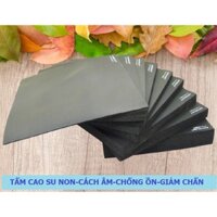 10 Tấm cao su non Cách âm Chống ồn Giảm chấn Chống rung. Kích thước 50 x 50cm dày 1cm.Black color