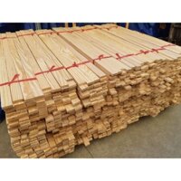 10 thanh gỗ thông mỹ 1.2 x 4 x 100cm.