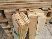 10 thanh gỗ thông pallet dài 130 cm bào 4 mặt