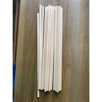 10 THANH GỖ THÔNG VUÔNG 1CM DÀI 80 CM làm mô hình, thủ công, đồ chơi, trang trí lồng chim loại đẹp