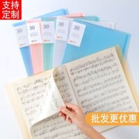10 thư mục thông tin cuốn sách nhiều lớp a4 chèn túi văn phòng trong suốt giấy kiểm tra hộp lưu trữ âm nhạc điểm giữ vé