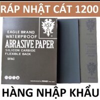 10 tờ giấy nhám Nhật 1200 đen , giấy ráp chà xe máy, ô tô KOVAX , Nhập khẩu Nhật Bản