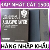 10 tờ giấy nhám Nhật 1500 đen , giấy ráp chà xe máy, ô tô KOVAX , Nhập khẩu Nhật Bản