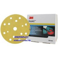 10 Tờ P120 Giấy Nhám đĩa Tròn 6inch màu Vàng hãng 3M 255P - 80357 P120 SONQUANGPHU422