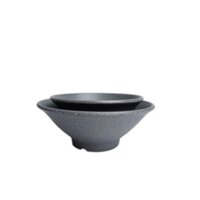 10 Tô xoăn đáy nhỏ 16cm nhựa Melamine Nhám Đen, nâu kem nhám, xám nhám, ngói nhám - bát chè phíp - chén cơm TOX17