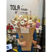 10 Túi giấy vát đựng hoa siêu đẹp chất bìa giấy cứng cáp thân thiện môi trường.