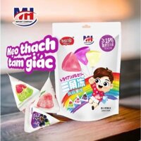 10 túi - Kẹo thạch tam giác nhiều vị MH 300g - Kẹo thạch trái cây - ăn vặt ngon
