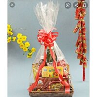 10 Túi kiếng gói quà Tết/gấu bông size 70x100/kèm nơ rút