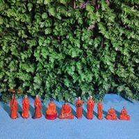 10 tượng sư mini (~5cm) decor tiểu cảnh, bể cá chất liệu composite không thấm nước,