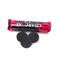 10 viên than hoạt tính đốt trầm và bột hương gỗ sạch, mồi nhanh, cháy lâu, cháy đều - 10 viên Ngọn lửa