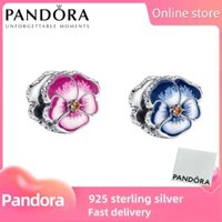100% bạc S925 chính hãng PANDORA [ 790777 C02] Bùa hoa anh túc xanh
