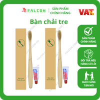 100 Bàn Chải Tre Thân Thiện Môi Trường Đóng Bao Bì Kraft Cấp Dùng Cho Khách Sạn, Nhà Nghỉ, Resort, Villa,...