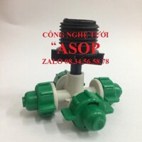 100 BÉC PHUN SƯƠNG 4 HƯỚNG NỐI ỐNG PVC CHÂN REN 21MM