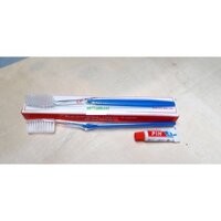 100 bộ bàn chải 47 xanh,vàng,đồng,trong kèm kem đánh răng cao cấp cho khách sạn, nhà nghỉ....