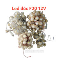100 Bóng LED Đúc F20MM Full Màu 12V IC 1908/8206(tự Bỏ Lổi)